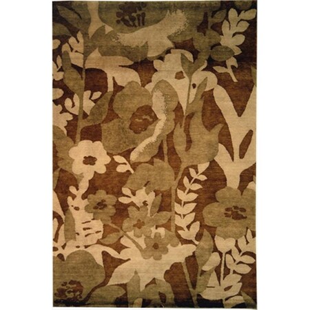 Safavieh 4 x 6 ft. Small Rectangle Contemporary Tibetan Brown Hand Knotted Rug TB303B-4